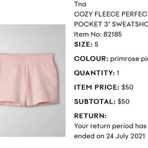 TNA COZY AF PERFECT POCKET SHORTS